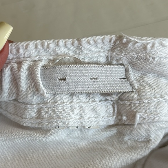 Zara relaxed,fit wide leg baggy, jeans, 8 girls, white, no stains, rips or tears - Picture 7 of 7